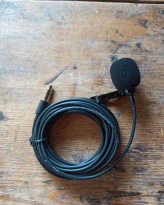 Microfono Lavalier a Clip Jack 3,5 mm Nuovo