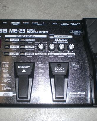 Pedaliera multieffetto per chitarra BOSS ME-25