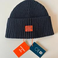 Superdry - Zuccotto in misto lana - Blu navy