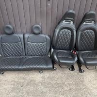 Interno Sedili Originali 500 Abarth Pelle Nera 595