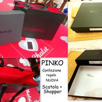 PINKO per confezione: Scatola cm 21x17x5 + Shopper