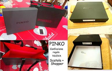 PINKO per confezione: Scatola cm 21x17x5 + Shopper