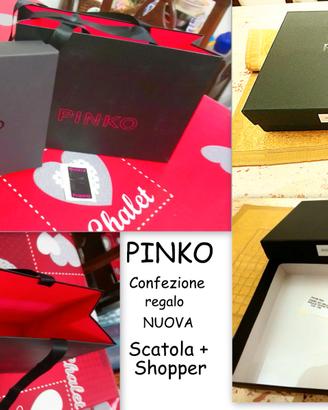PINKO per confezione: Scatola cm 21x17x5 + Shopper