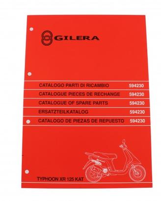 Catalogo parti di ricambio Gilera Typhoon XR 125 K