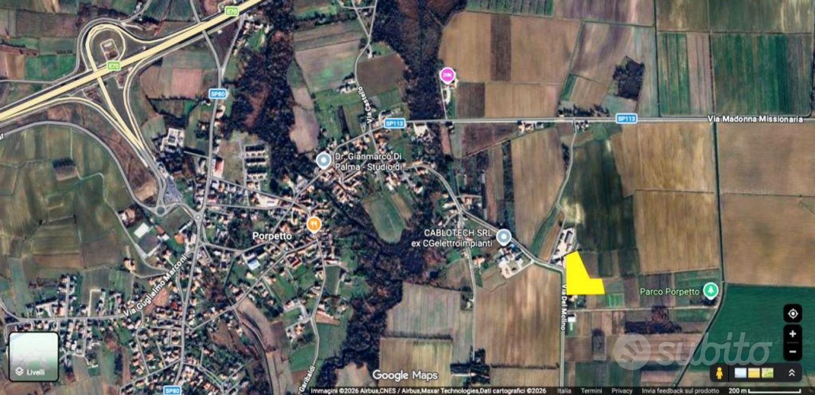 Terreno Agricolo Seminat 1,56 Ettari Porpetto(UD) - Vista 5