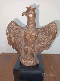 Statuetta in metallo Un'aquila Reale