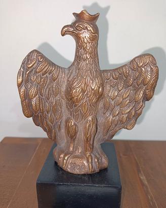 Statuetta in metallo Un'aquila Reale