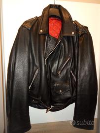 giacca chiodo pelle tg. L