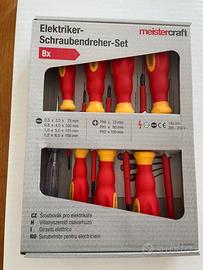 8 Cacciaviti da elettricista meistercraft germany