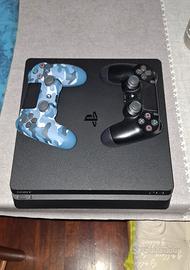 ps4 slim + 2 pad
