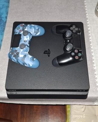 ps4 slim + 2 pad
