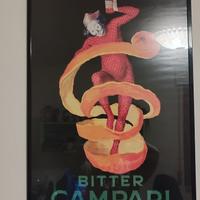 Stampa incorniciata " Bitter Campari " quadro 