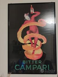 Stampa incorniciata " Bitter Campari " quadro 
