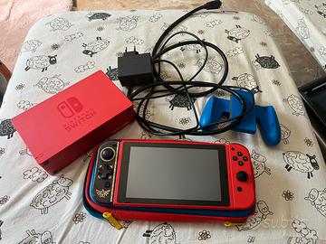 nintendo switch oled con tutti accessori