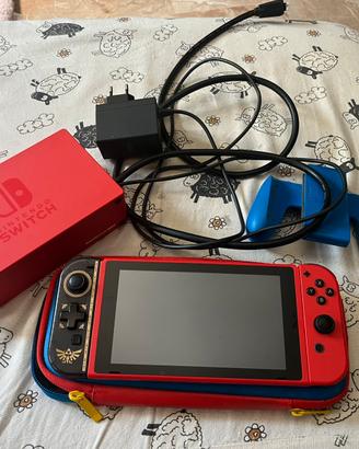 nintendo switch oled con tutti accessori