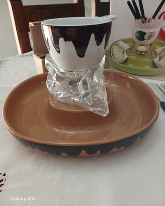 NUOVO Set Fonduta Cioccolato Completo 