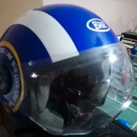 casco moto con visiera