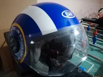 casco moto con visiera