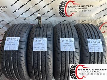 4 PNEUMATICI 185/55 R15 SUNNY ESTIVE
