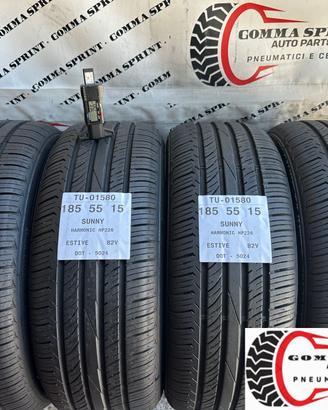 4 PNEUMATICI 185/55 R15 SUNNY ESTIVE