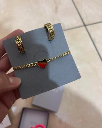Bracciale e orecchini S’agapõ