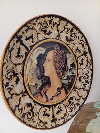 piatto ceramica maiolica