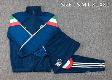 Tuta Italia vintage adidas blu S-M-XL-XXL