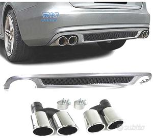 DIFFUSORE AUDI A4 B8 SEDAN AVANT 07-11 LOOK S LINE