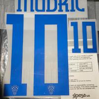 Modric' Croazia, Real Madrid, Milan, decalcomania
