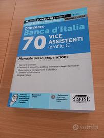 Manuale SIMONE Concorso Banca d'Italia 70 vice ass
