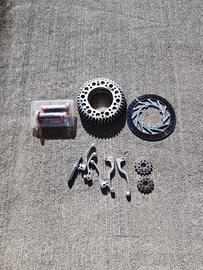  cerchi  Supermotard  /Corone/pignoni/manubrio ecc