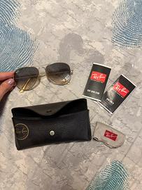 Occhiali da Sole Ray-Ban Aviator Oro