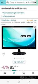 Monitor Asus 18.5 polloci