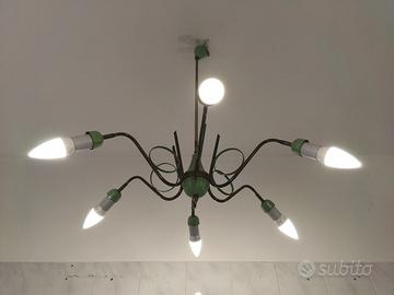 Lampadario Vintage stile "Stilnovo" tipo "Spider"
