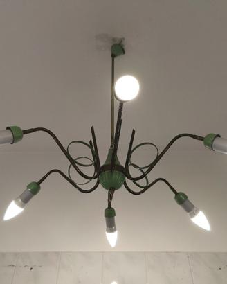 Lampadario Vintage stile "Stilnovo" tipo "Spider"