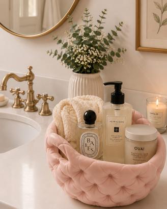 cesto organizer per bagno 