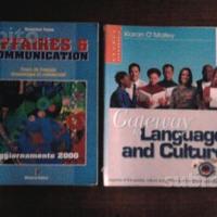 Libri superiori usati inglese e francese