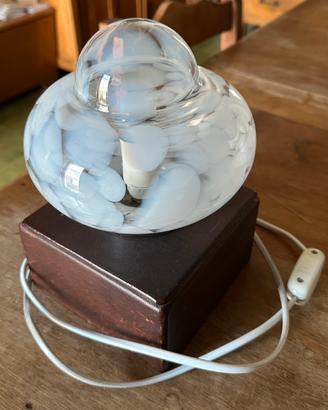 Lampada da tavolo Fungo in vetro di Murano