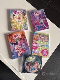 Lotto dvd cartoni Winx club
