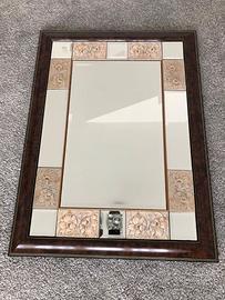 Specchiera con inserti in Argento