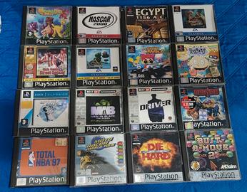 16 Giochi blocco stock giochi Playstation Ps1 Ps2