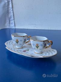 Set Vintage di Mini Porcellane firmato M. Marzotto