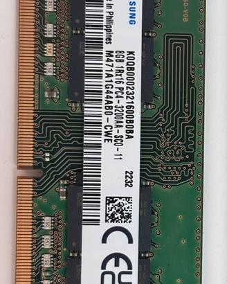 8GB RAM SAMSUNG DDR4