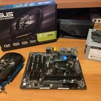 Bundle PC:scheda madre,CPU,GPU e alimentatore