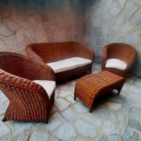 Salottino in foglie di banano originale