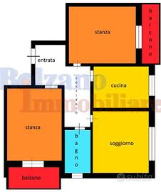 Appartamento di 80 m² con 4 locali e box auto a Bo