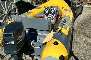 Gommone stingher +yamaha 25