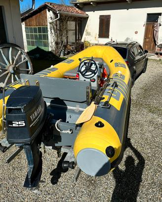 Gommone stingher +yamaha 25
