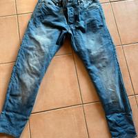 Jeans pantaloni moto blauer ht taglia 50