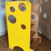 Torre montessoriana Leea 2in1 banchetto da lavoro